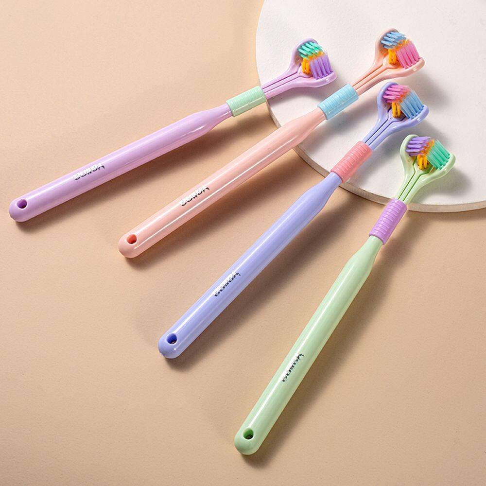3-Sided Ultra-Soft Toothbrush – Gentle & Efficient Cleaning for Adults
